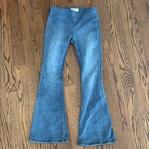 Women's Blue Flared Jeans